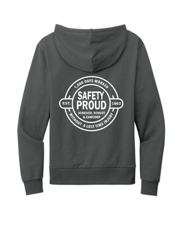 Safety Proud - Unisex Organic French Terry Pullover Hoodie - Image 2