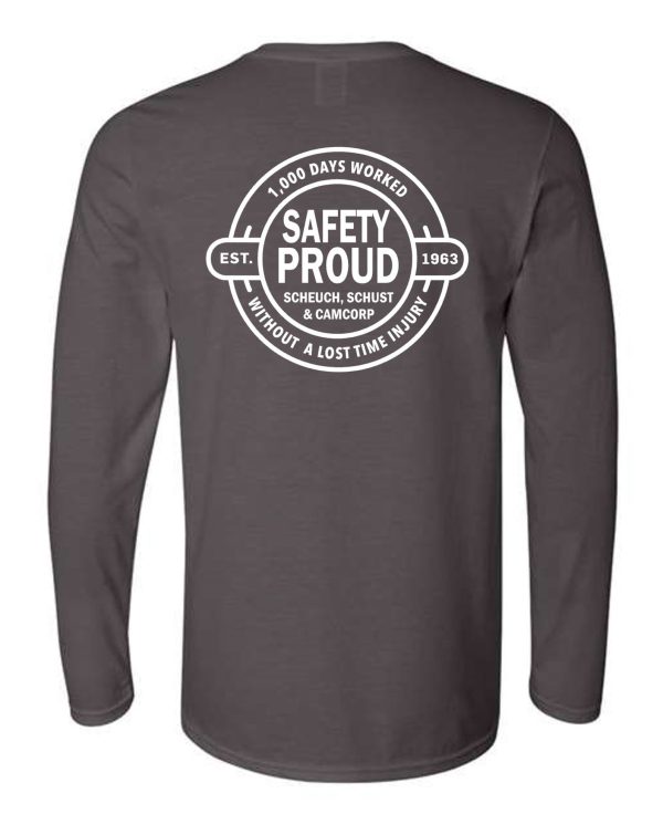 Safety Proud - Gildan Softstyle Long Sleeve T-Shirt - Image 2